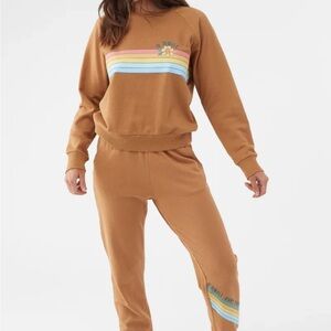 Women's Brown Sweat Set